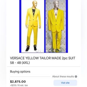 Versace suit